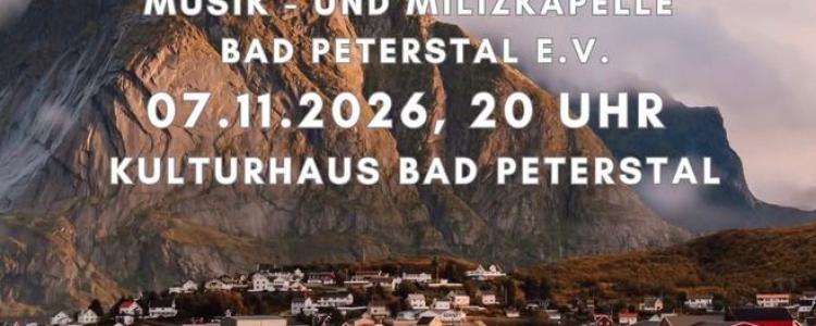 Themenkonzert der Musik und Milizkapelle Bad Peterstal