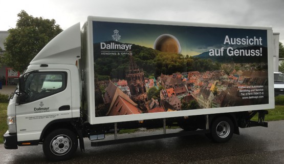Digitaldrucke f&uuml;r Fahrzeugwerbung